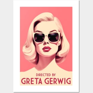 Directed by Greta Gerwig | Retro Movie Poster Posters and Art